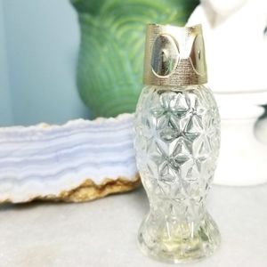 Vintage Avon 60s mod pin-up glass purfume decanter